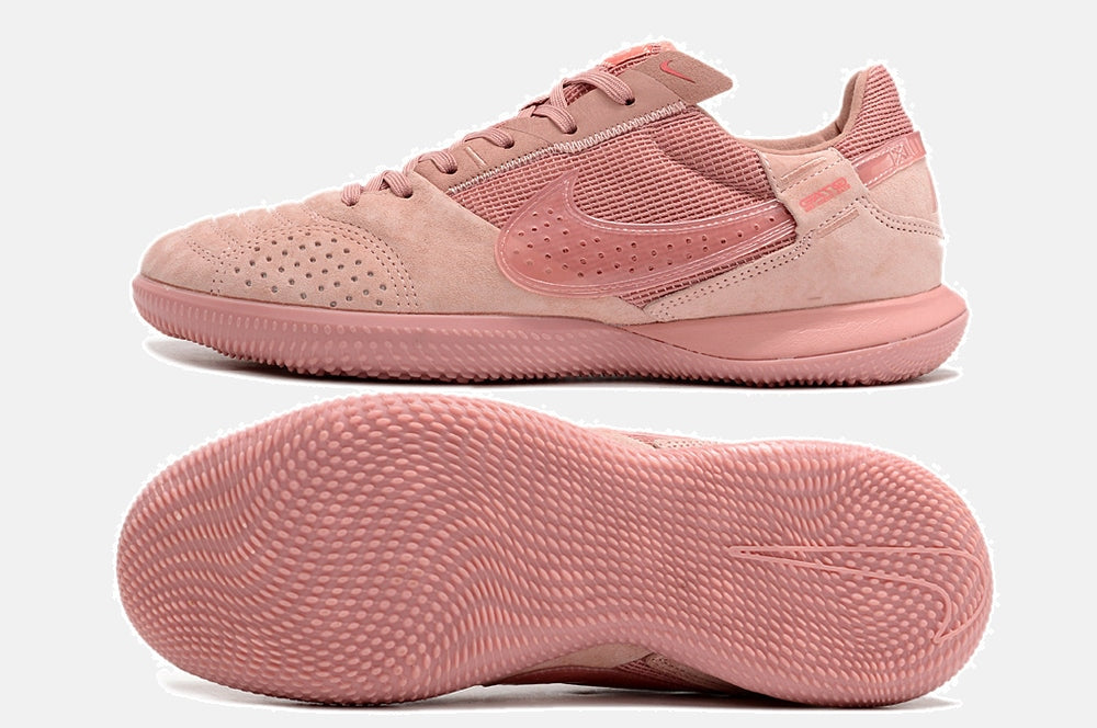 Tênis Futsal Nike Street Gato IC - Rosa - vista traseira