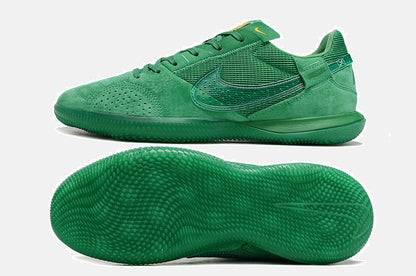 Tênis Futsal Nike Street Gato IC - Verde - vista traseira